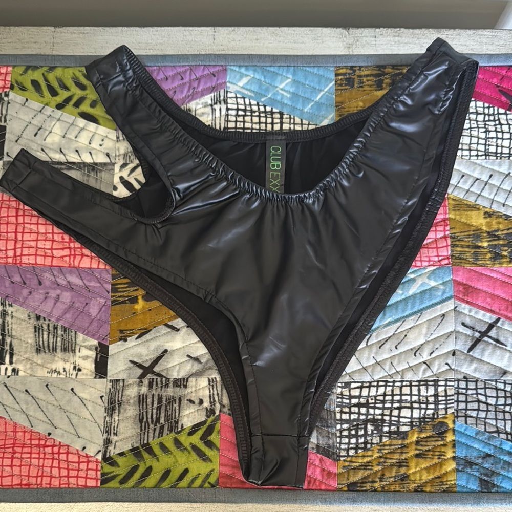 Black Bikini Bottom by Club Exx